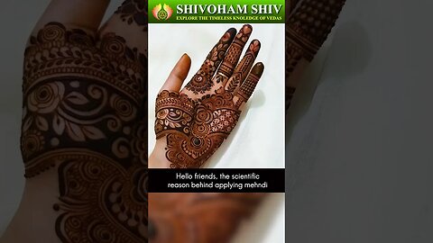 The scientific reason why we apply MEHENDI on Hand? 🤯 #scientificfacts #factsdaily #shivoham #shorts