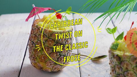 🍹 Caribbean twist on the classic frosé 🔥🔥🔥 Easy | Tasty | Simple | Recipe