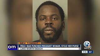 PBSO: Man punched pregnant woman in stomach, stole her purse in Lake Worth Beach