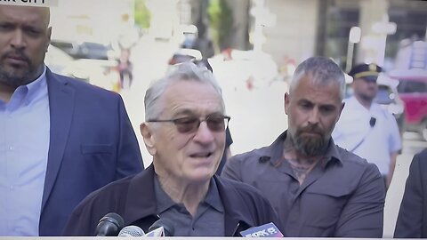 Washed up actor and dip shit Robert De Niro speaks out