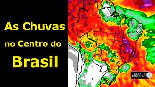 Áreas de instabilidade em boa parte do País. Temperaturas sobem