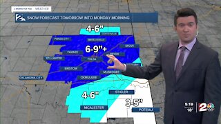 Saturday Night Weathercast