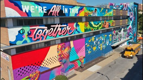 Project Recap | Phase 2 of Plaza Parkway Building's massive 5-story mural | Block & Company, Inc.