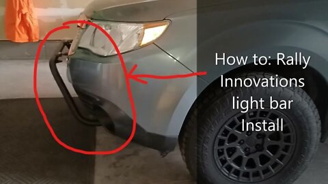 How to: Light bar (bull bar) Install, Subaru Forester