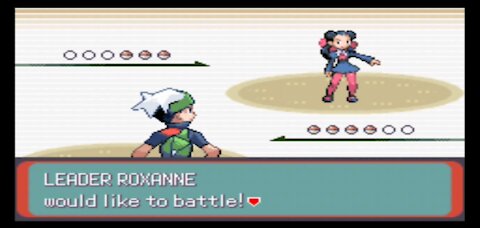 Pokemon Emerald - Rustboro Gym Leader Battle: Roxanne