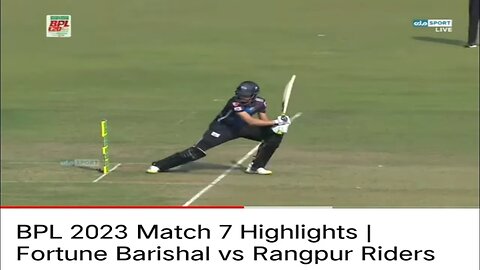 BPL 2023 rangpur vs barisal full match highlights