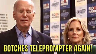 Joe Biden’s BRAIN MELTS Reading DIRECTLY from the TELEPROMPTER! 🤦‍♂️