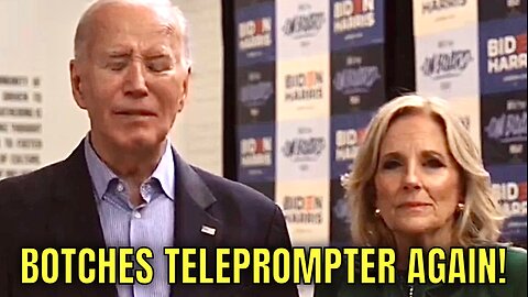 Joe Biden’s BRAIN MELTS Reading DIRECTLY from the TELEPROMPTER! 🤦‍♂️