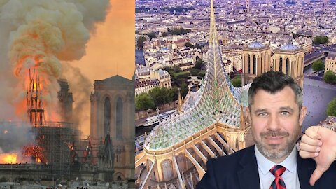 Damaged Notre Dame Modernized as Disney-Like Emotional Spaces Cathedral