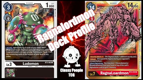 Black RagnaLordmon Deck Profile -BT6/EX01