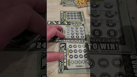 Winning Money Lottery Ticket! #lottery #lotterytickets #shorts