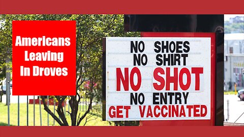 Americans Are Leaving Work In Drovers Over Vaccine Mandate