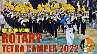 BMER 2022 - TETRA CAMPEÃ 2022 - BANDA MARCIAL ROTARY ALTO DO PASCOAL 2022 NO CONFABAN 2022