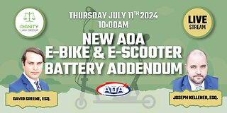 New AOA eBike & eScooter Battery Addendum