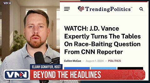 CNN thought they could corner JD Vance with a race-baiting question about Kamala Harris