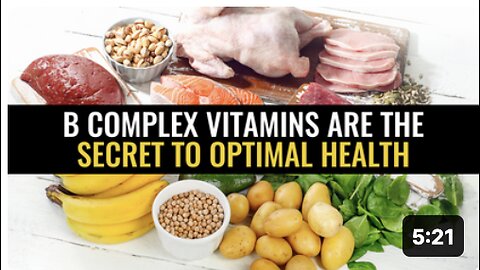 B complex vitamins are the secret to optimal health