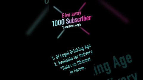 😃😃1000 Subscriber GIVEAWAY!! Rules in the forum on the channel!! #subscribe #beerreview #funny