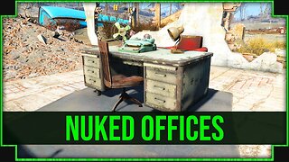 Nuked Offices in Fallout 4 - Seems One Desk Survived!