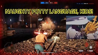 STAR WARS Battlefront II - Finn & Chewbacca 17,129 Score & 17 Eliminations - Naughty Language! Funny