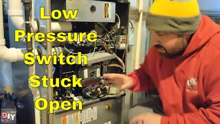 Low Pressure switch stuck open