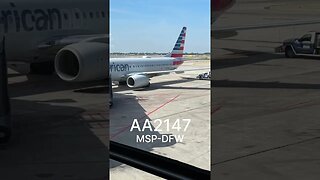 Departing Minneapolis Airport/Landing at Dallas