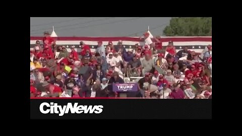 WATCH: Moment Trump appears to be shot at rally