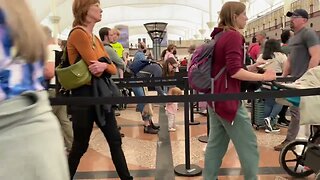 Denver: The longest airport line for security that I’ve seen