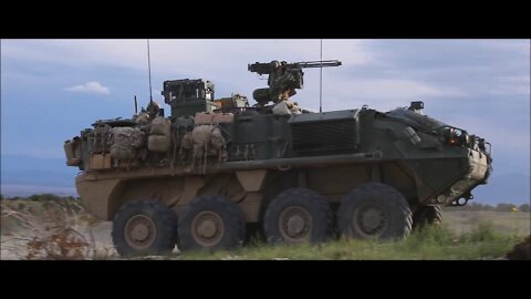 2nd Stryker Brigade Combat Team Conducts Night Operation With Cavalry Scouts
