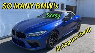 So Many BMW Cheap at Copart