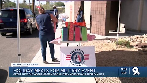 Operation Homefront gives Davis-Monthan families holiday meals