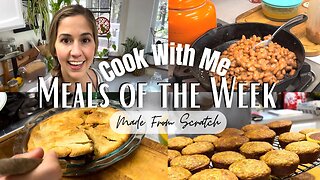 Meals of the Week | Made From Scratch Meal Prep for Breakfast and Dinner