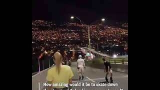 Roller skating in Colombia