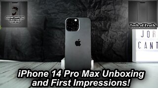 IS THE iPHONE 14 PRO MAX A WASTE OF MONEY??!! Apple iPhone 14 Pro Max Unboxing + First Impressions!