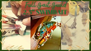 Small Swimbait Lure - Full Build and Painting