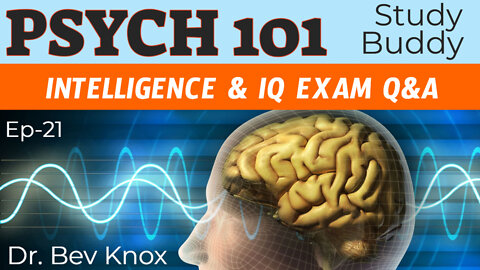Exam Q&A for Intelligence & IQ Tests / Scores - Psych 101 “Study Buddy” Series