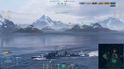 Smashed the sub with 9 depth charges