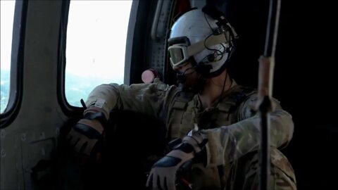 An Aircrew from the Helicopter Sea Combat Squadron Nine Perform a Simulated Medevac Mission