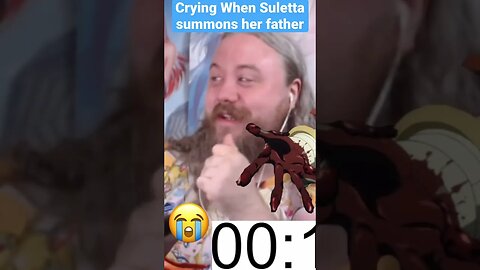 Crying when Suletta Data Storms her Father Gundam Witch from Mercury Episode 24 Reaction #shorts
