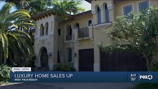 Luxury home sales up
