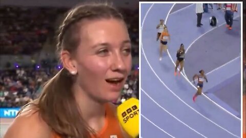 This Chick Who Sounds Like Mickey Mouse Had An Epic 4x400 Meter Comeback At The Olympics