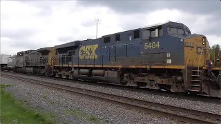 CSX I010 Intermodal Train From Berea, Ohio May 4, 2024