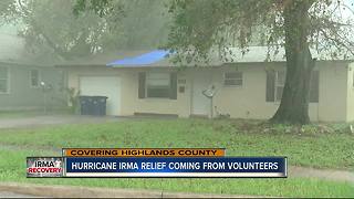 Hurricane Irma relief coming from volunteers