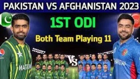 Pakistan vs Afghanistan First ODI innings today 2023 #odi #pakitanmatch #cricket