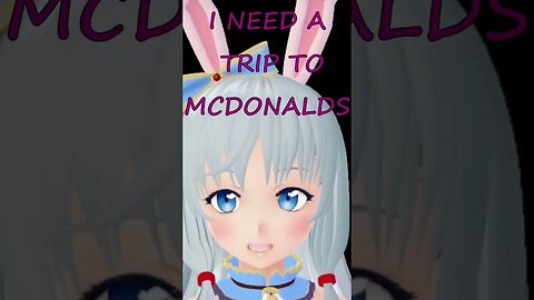 TRIP TO MCDONALDS 🍟 #shorts #vtuber #bunny #memes #envtuberclip #envtuber #vtuberuprising