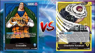 One Piece TCG Crocodile VS Charlotte Katakuri!!