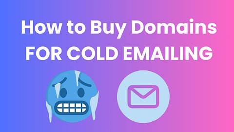 How to Buy a Domain for Cold Emailing on GoDaddy (For maximum results)