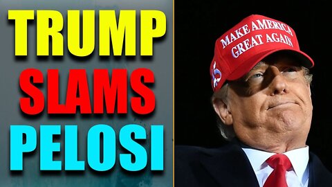 BIG NEWS! TRUMP SLAMS PELOSI: THE WOMAN BRINGS CHAOS! MANY SECRETS ARE REVEALED STEP BY STEP