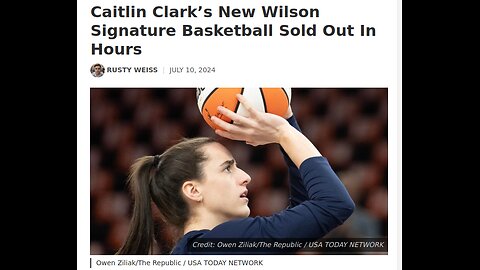 Catilin Clark Basketball Sells Out in Hours