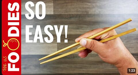 How To Use Chopsticks - In About A Minute 🍜