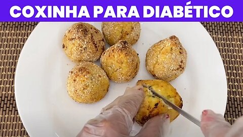 Receita de Coxinha Sem Farinha, Sem Massa, Low Carb Deliciosa Opção para Diabéticos.